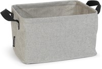 Brabantia wasmand opvouwbaar grijs 35L - duurzame wasmand stof