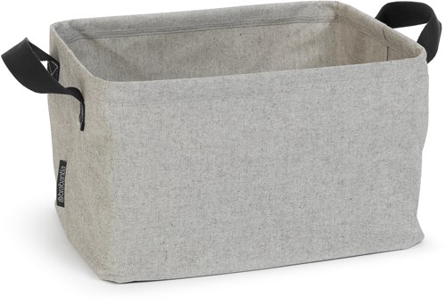 Brabantia wasmand opvouwbaar grijs 35L - duurzame wasmand stof