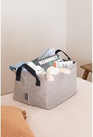 Brabantia wasmand opvouwbaar grijs 35L - duurzame wasmand stof-3