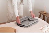 Brabantia wasmand opvouwbaar grijs 35L - duurzame wasmand stof-2