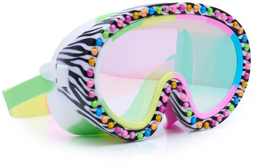 Bling2O zwemmasker - Zebra siliconen UV-bescherming kinderbril