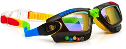 Bling2O lunettes de natation - Gamer - lunettes enfant en silicone avec protection UV