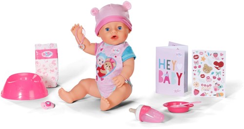 BABY born babypop Emma 43 cm - interactieve pop met accessoires-2