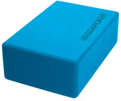 Megaform brique de yoga bleue - Brique de yoga classique pour exercices et soutien