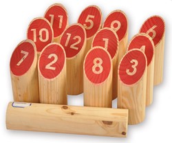 HOT Games Number Kubb Dennenhout Fotodoos HOT