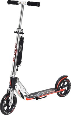 Hudora step Big Wheel RX 205 - zwart rood - kinderstep aluminium