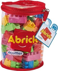 Abrick bouwblokken set kleurrijk - 50 stuks bouwstenen voor kinderen