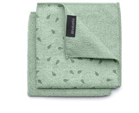 Brabantia microvezeldoekjes jade green schoonmaakdoekjes set van 2-3