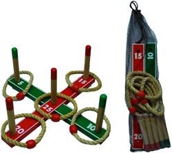 Hot Ringwerp-spel Kruis 42 x 42cm. in net