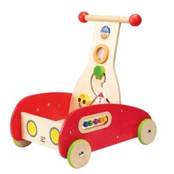 Hape houten loopwagen met activity - Wonder Walker - educatief speelgoed