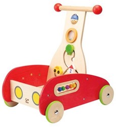 Hape houten loopwagen met activity - Wonder Walker - educatief speelgoed