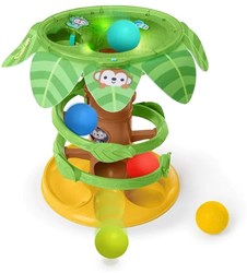 Bright Starts baby knikkerbaan Tropical Twirl Ball Play Toy jungle