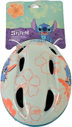 Stitch fietshelm blauw voor kinderen - Disney helm 52-56 cm