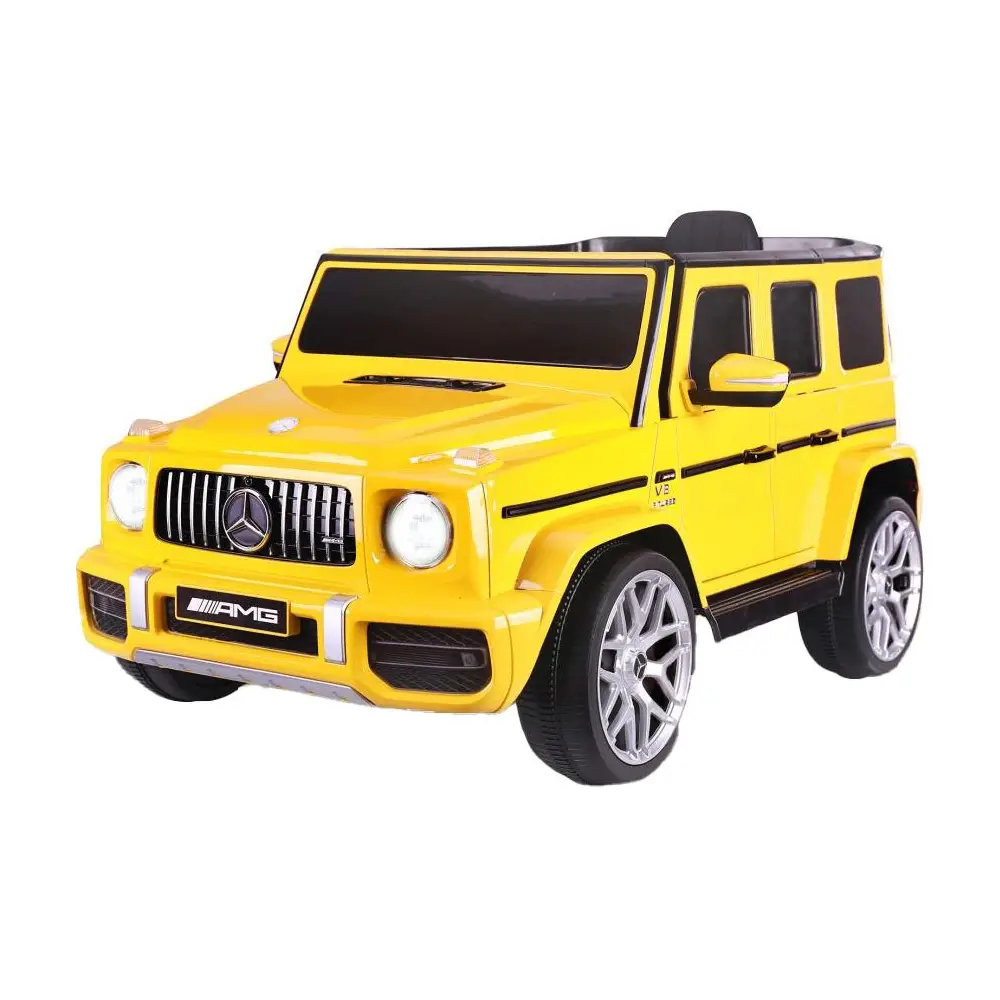 Jamara Mercedes-AMG G 63 voiture électrique enfant jaune 12V avec musique
