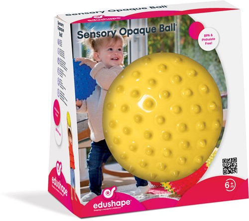 Edushape La Balle Sensorielle Originale Jaune - 18 cm-2
