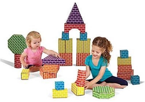 Edushape Kartonnen Blokken Vormen - 45 stuks