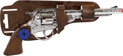 Klappertjespistool 8 Schots speelgoed cowboy revolver met metaal