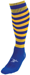 Precision chaussettes de football junior bleu-or - Pro Hooped chaussettes de sport