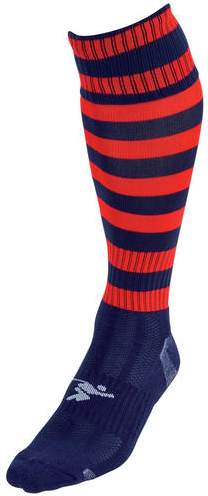 Precision chaussettes de football junior bleu marine rouge - chaussettes sport enfant