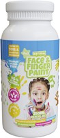 Face & Fingerpaint fles wit 250ml kinderverf schmink carnaval