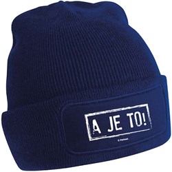 Buurman & Buurman muts beanie blauw voor kinderen en volwassenen