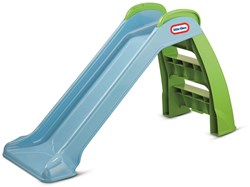 Toboggan Little Tikes first slide vert bleu jouet d'extérieur en plastique
