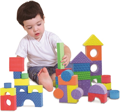 Edushape Textuur Blokken - 80 stuks