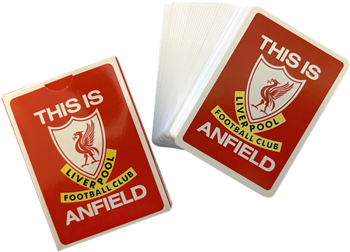 Team Merchandise cartes à jouer Liverpool - jeu de cartes pour fans