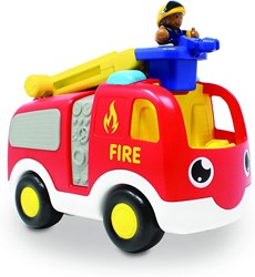 WOW Toys brandweerauto Ernie Fire Engine speelgoedvoertuig oranje