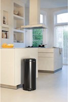 Brabantia poubelle à pédale 30L noir mat - poubelle de cuisine-3