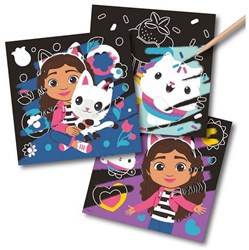 Creative Craft Group Gabby's Maison de Poupée cartes à gratter set 7 pièces