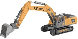 Grue de construction jouet pelleteuse jaune plastique éducatif