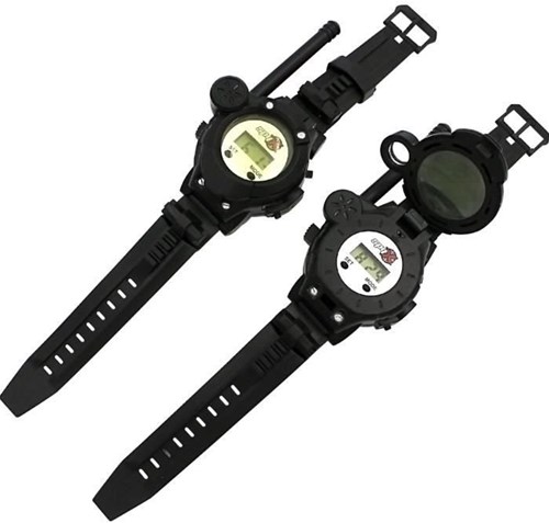 OttoSimon walkietalkiehorloges spion speelgoed zwart 60 meter bereik-3