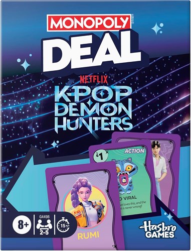 Hasbro Monopoly kaartspel KPOP Demon Hunters - gezelschapsspel-2