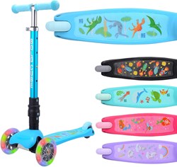 BOLDCUBE Kinderstep met 3 wielen - Eenhoorn Paars - voor jongens & meisjes van 2 - 8  jaar
