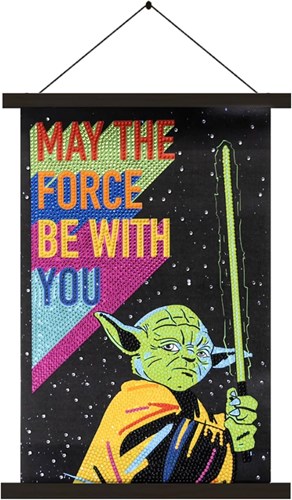 Craft Buddy Yoda mini kit de rouleau art en cristal 20x30cm loisirs créatifs