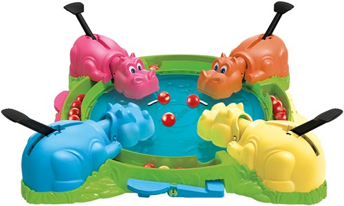Hasbro bordspel Hungry Hungry Hippos - kleurrijk familiespel (Engelstalig)-2