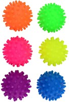 Johntoy pufferbal speelgoed 10cm silicone stressbal multi kleur-2