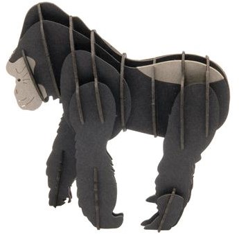 Modèle en papier 3D FRIDOLIN - Gorille-3