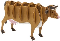 Modèle en papier 3D FRIDOLIN - Vache brune