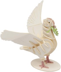 FRIDOLIN 3D papier model - Witte Duif