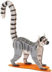 Fridolin 3D papermodel karton - educatief speelgoed maki lemur