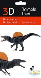 Fridolin modèle dinosaure 3D en papier - kit Spinosaurus
