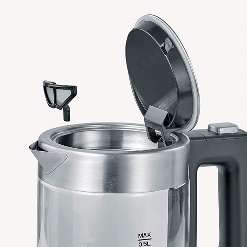 Severin glazen mini waterkoker 1100W 0,5L - compacte elektrische waterkoker-3
