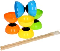 Lobbes diabolo speelgoed kleurrijk kunststof voor kinderen-2
