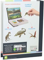 Magnetische koffer dino speelgoed - creatief magneetboek voor kinderen-3