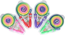 Lobbes springtouw regenboog speelgoed kleurrijk voor kinderen