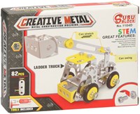 Bouwpakket metalen constructie ladderwagen speelgoed voor kinderen-2
