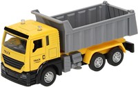Camion-benne jouet avec lumière et son - fonction pull-back - multicolore-2