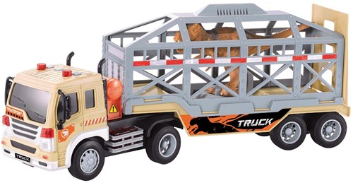 Albatros Hengelsport camion jouet avec dinosaure, lumière et son-2